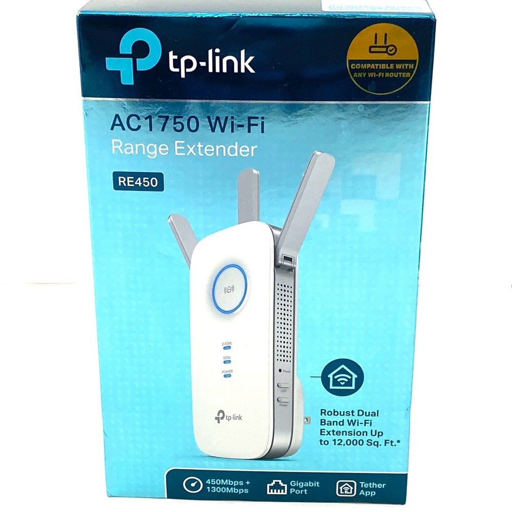 TP-Link RE450 AC1750 Mesh Wi-Fi Range Extender